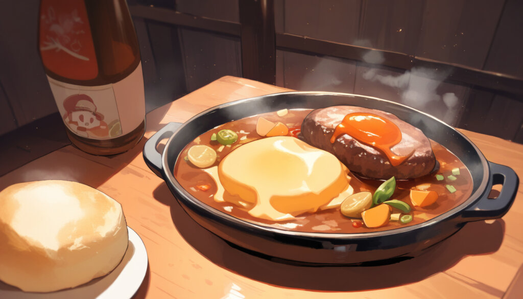 すき家×しんちゃんの夏限定コラボ！「灼熱の焼きハンバーグカレー」とは？