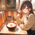 吉野家 月見牛とじ丼 感想・口コミ｜御膳ご飯おかわり無料と最強コスパ検証